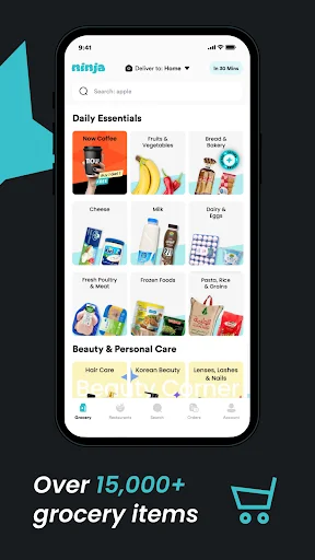 Download Ninja Terbaru – Aplikasi Belanja & Makanan Praktis - Screenshot 2