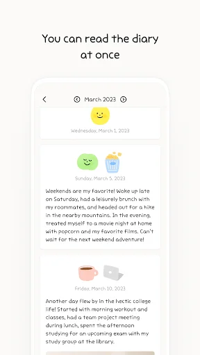 Download Moodie – Buku Harian Mood Terbaik dengan Kunci Aman - Screenshot 4