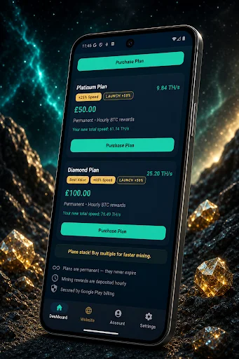 Download BTC Cloud Miner Terbaru – Mining Bitcoin Mudah & Cepat - Screenshot 3