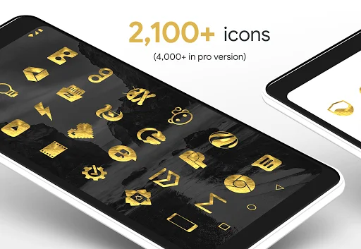 Download Gold Leaf Icon Pack Terbaru – Ikon Mewah Elegan - Screenshot 2