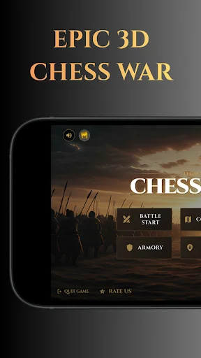 Download Chess War 3D Fight Terbaru – Game Catur Gratis 2024 - Screenshot 1