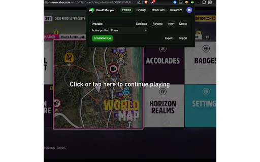 EmuX: Emulator Controller Xbox untuk Cloud Gaming di Browser - Screenshot 1