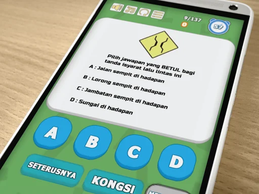 Download KPP Test Malaysia Terbaru 2026 – Latihan Ujian SIM Gratis - Screenshot 4