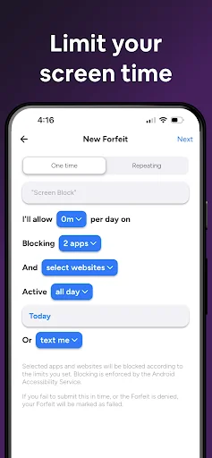 Download Forfeit: Habit Contracts – Capai Target Anda Sekarang - Screenshot 4