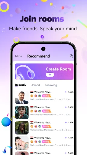 Download HeyYa! Group Voice Chat Terbaru – Ruang Obrolan Seru - Screenshot 7