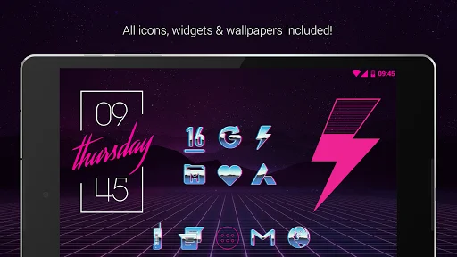 Download Rad Pack Pro – Tema 80-an Ikon Retro Terbaik di Android - Screenshot 9