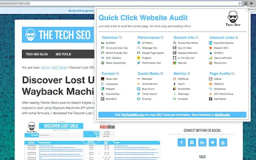 Quick Click Website Audit: Alat SEO Terbaik untuk Analisis Instan - Screenshot 2