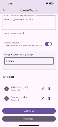 Download Tasbih Wazifa Terbaru – Aplikasi Dzikir Digital Gratis - Screenshot 3