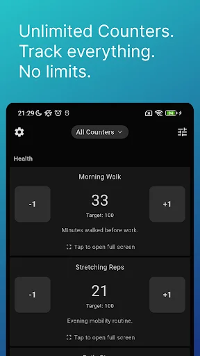 Download Click Counter Terbaru – Aplikasi Hitung Gratis - Screenshot 2