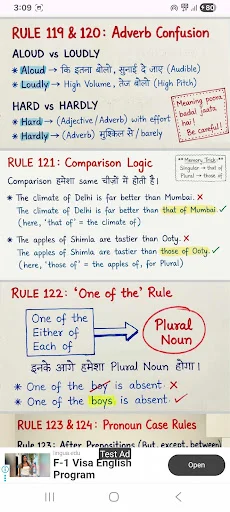 Download 120 Rules of English Grammar – Belajar Bahasa Inggris - Screenshot 3