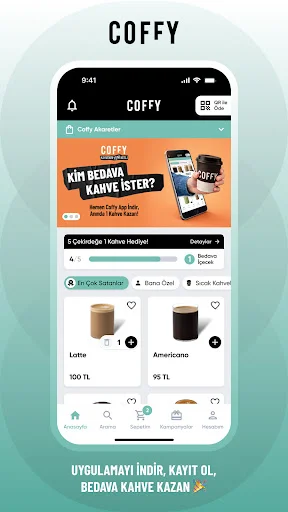 Download Coffy – Kahve Siparişi Terbaru – Pesan Kopi Praktis - Screenshot 2