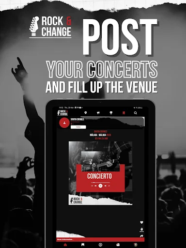 Download Rock&Change Terbaru – Hubungkan Bakat Musik Lokal Anda - Screenshot 17