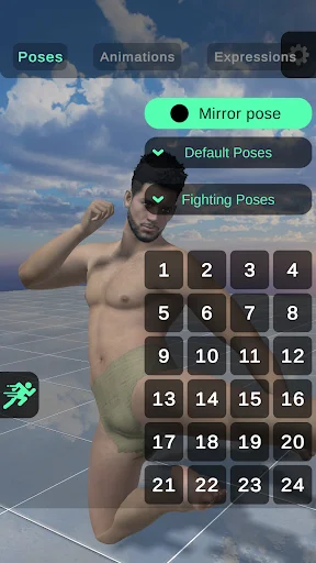 Download Pro Poser 3D Model Poses – Referensi Anatomi Terbaik - Screenshot 6