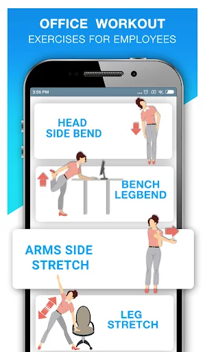 Download Office Workout Exercises – Peregangan Praktis di Kantor - Screenshot 1