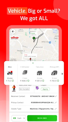 Download MOVER: Aplikasi Sewa Truk & Jasa Pindahan Tercepat - Screenshot 8