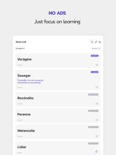 Download Onevoca – Flashcards Terbaru, Cara Mudah Belajar Kosakata - Screenshot 13