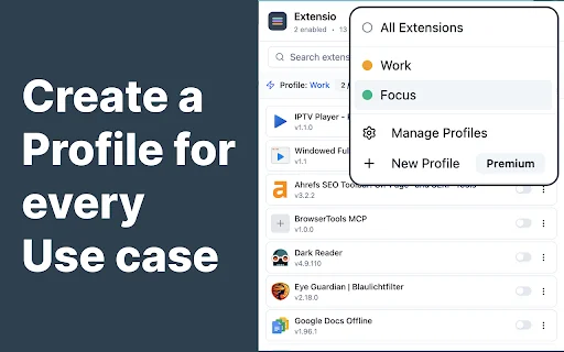 Download Extensio Manager Chrome – Kelola Ekstensi Lebih Cepat - Screenshot 4