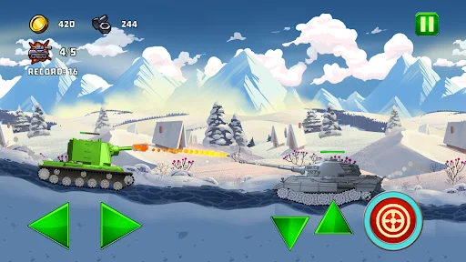 Download Tank Attack 5 | Tanks 2D Terbaru – Game Perang Seru - Screenshot 3