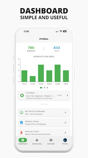 Download Fitwill Gym & Home Workout Terbaru – Latihan Gratis - Screenshot 4