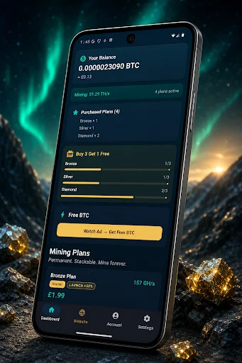 Download BTC Cloud Miner Terbaru – Mining Bitcoin Mudah & Cepat - Screenshot 2
