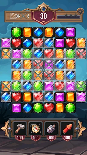 Download Diamond Dungeon Match 3 Terbaru – Game Puzzle Seru - Screenshot 8