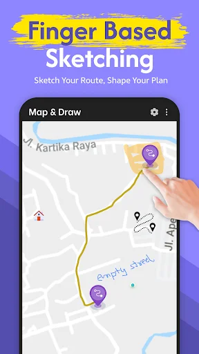 Download Map & Draw: Buat Peta Kustom & Rute Mudah di HP - Screenshot 5