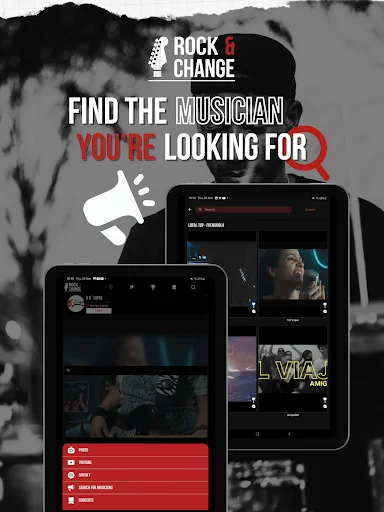 Download Rock&Change Terbaru – Hubungkan Bakat Musik Lokal Anda - Screenshot 15