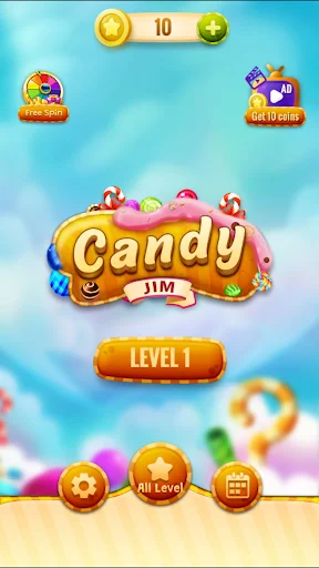 Download Candy Jim: Puzzle Sweet Game Terbaru – Main Offline Gratis - Screenshot 1