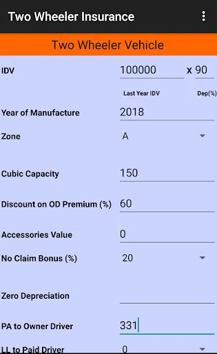 Download Motor Insurance Calculator EZY – Kalkulator Premi Aman - Screenshot 4