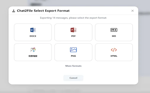 Download Chat2File Terbaru – Ekspor Chat AI ke Word & PDF - Screenshot 3
