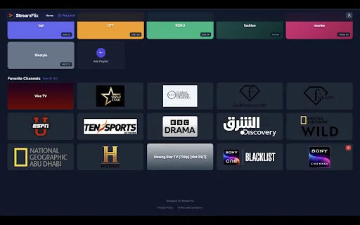 StreamFlix IPTV: Pemutar M3U & HLS Terbaik untuk Chrome - Screenshot 3