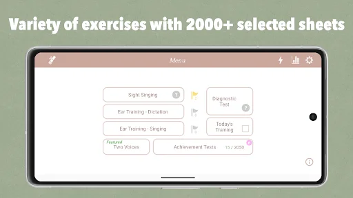 Download Sight Singing Pro Terbaru – Pelatih Vokal Gratis - Screenshot 2