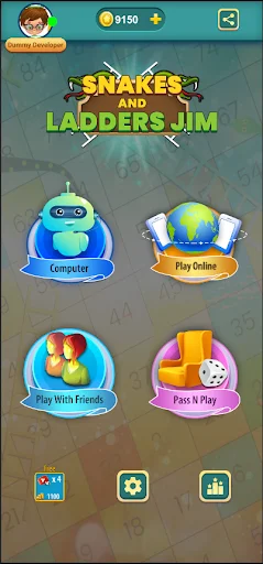 Download Snakes and Ladders Jim Game Terbaru – Multiplayer Seru - Screenshot 9