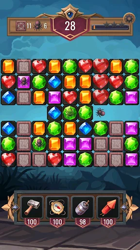 Download Diamond Dungeon Match 3 Terbaru – Game Puzzle Seru - Screenshot 11