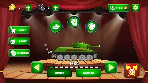 Download Tank Attack 5 | Tanks 2D Terbaru – Game Perang Seru - Screenshot 13