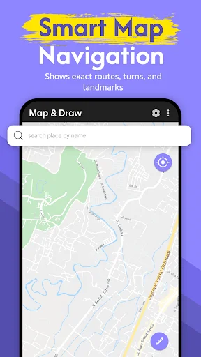 Download Map & Draw: Buat Peta Kustom & Rute Mudah di HP - Screenshot 1