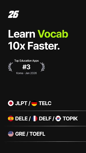 Download 26s: Vocabulary Builder Terbaru – Belajar Bahasa Gratis - Screenshot 1
