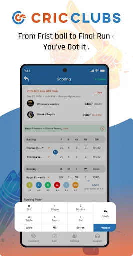 Download CricClubs Mobile Terbaru – Skor Kriket Live & Statistik - Screenshot 4