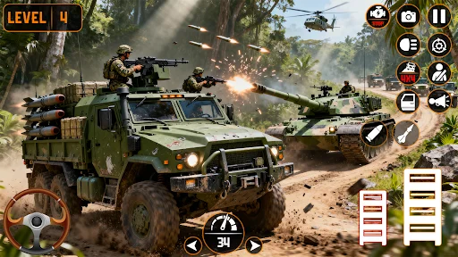 Download Army Cargo Truck Game 2026 – Simulasi Truk Militer Seru - Screenshot 1