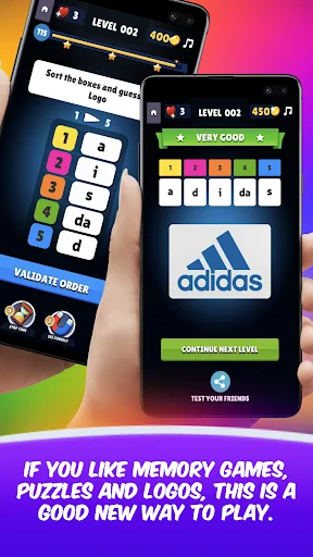 Download Logomania 3 Sort Quiz Words Terbaru – Game Tebak Logo Seru - Screenshot 14