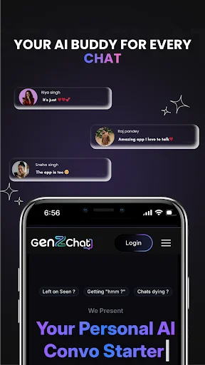 Download Genzchat-AI Dating Coach Terbaru – Tips Chatting AI - Screenshot 6