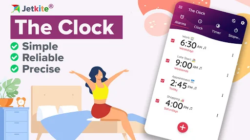 Download The Clock: Alarm Clock & Timer Terbaru – Gratis - Screenshot 1