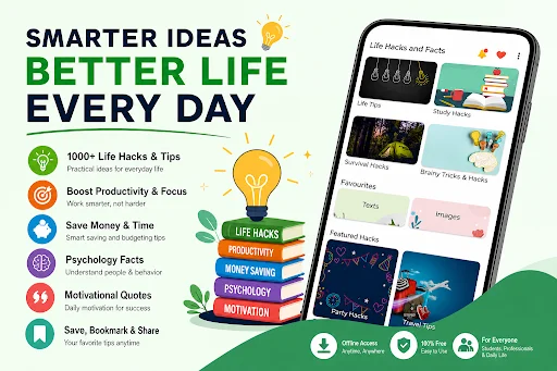 Download Life Hacks & Tips Daily – Tips Pintar & Fakta Unik - Screenshot 1