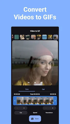 Download Convert Video to GIF – Ubah Video ke GIF Tanpa Watermark - Screenshot 1