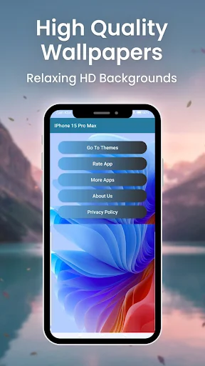 Download Wallpaper iPhone 15 Pro Max – Tema HD Gratis - Screenshot 2