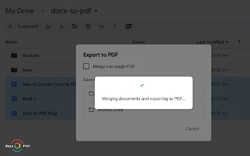 Docs to PDF: Konversi Google Docs ke PDF Mudah & Cepat - Screenshot 3