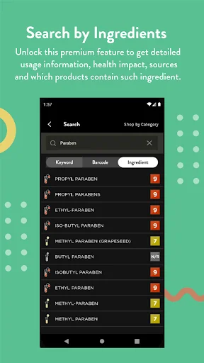 Download Think Dirty APK Terbaru – Cek Bahan Produk Kosmetik - Screenshot 6