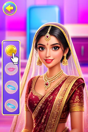 Unduh Indian Wedding DressUp Makeup Terbaru – Game Rias Pengantin - Screenshot 2