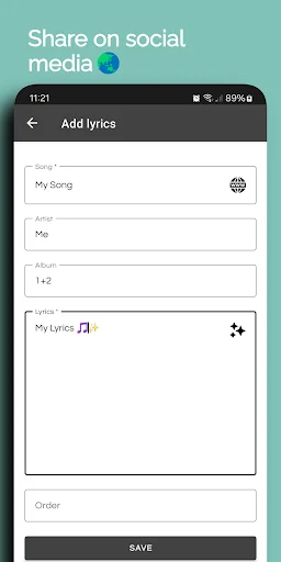 Download My Lyrics Terbaru – Aplikasi Tulis Lirik Gratis - Screenshot 7