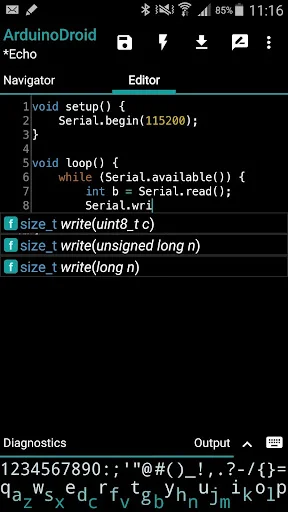 Download ArduinoDroid Terbaru – IDE Arduino & ESP di Android - Screenshot 1